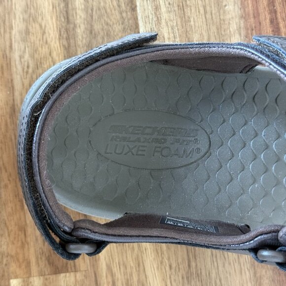 Skechers Tresmen Garo Shoe 204105WW Brown Chocolate Men's Size 11 EXTRA WIDE FIT - Picture 13 of 13